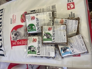 Пробники корма Delicana